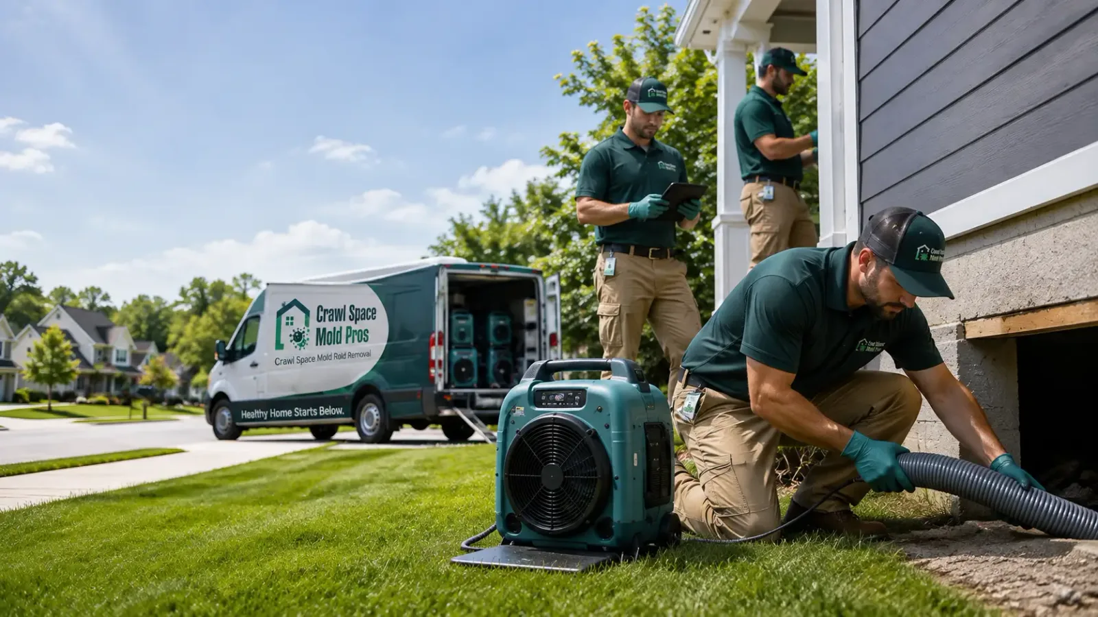 Crawl Space Mold Removal in Clarkson, KY